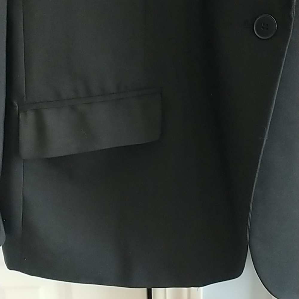 Brandon Thomas Modamix Black Classic Blazer w Polka dot lining 28W - Picture 4 of 10